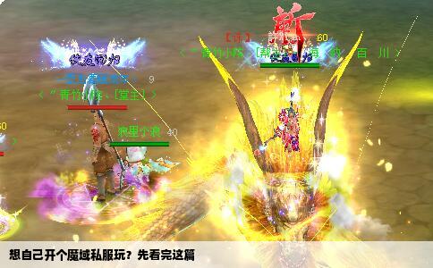 想自己开个魔域私服玩？先看完这篇